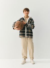 Пальто-рубашка "Графит" 7+