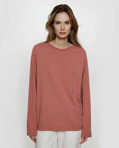 Лонгслив boyfriend из органического хлопка