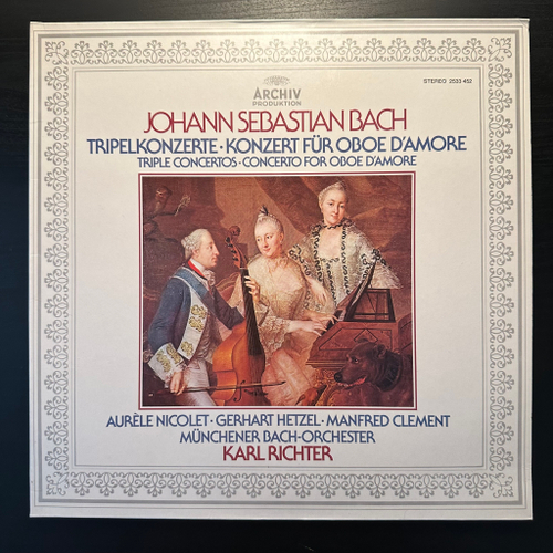 Бах - Тройные концерты, Концерт для гобоя д'Амур (Германия 1981г.)