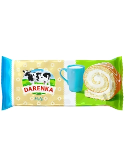 Рулет с начинкой со вкусом "Молоко" 150 г * 3 шт