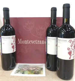 Montevetrano, Set Montevetrano 3 bottles Vintage 2003 - 2006 - 2009 in wooden case