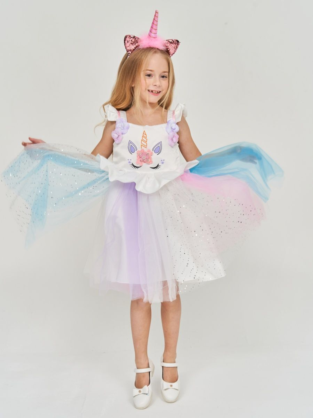 Пышное нарядное платье Единорога