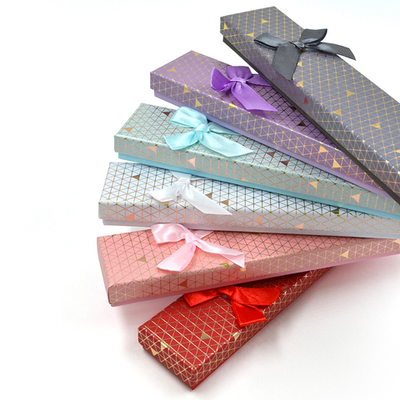 Футляр картонный прямоугольный, ассорти (6х2шт), серия "Подарочная" (№17)