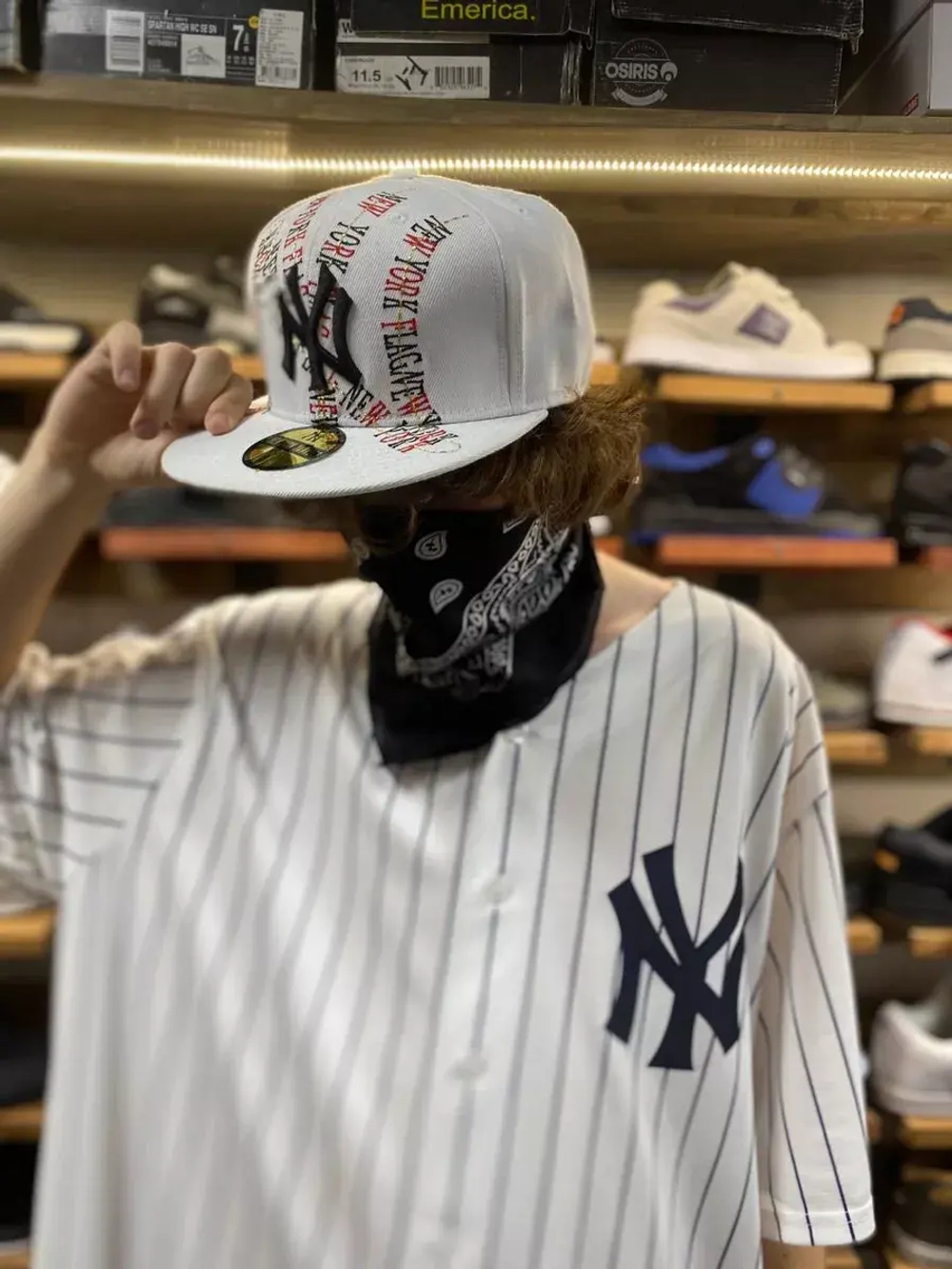Скейтерская кепка Yankees y2k от Savitar