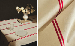 Zara Home скатерть из хлопка, узор в полоску, 250 150 см