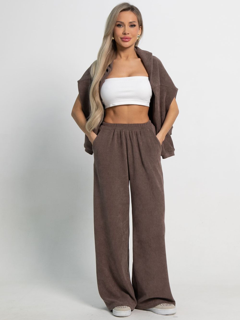 Костюм Августа ХИТ (коричневый) К15147-5М LT Collection