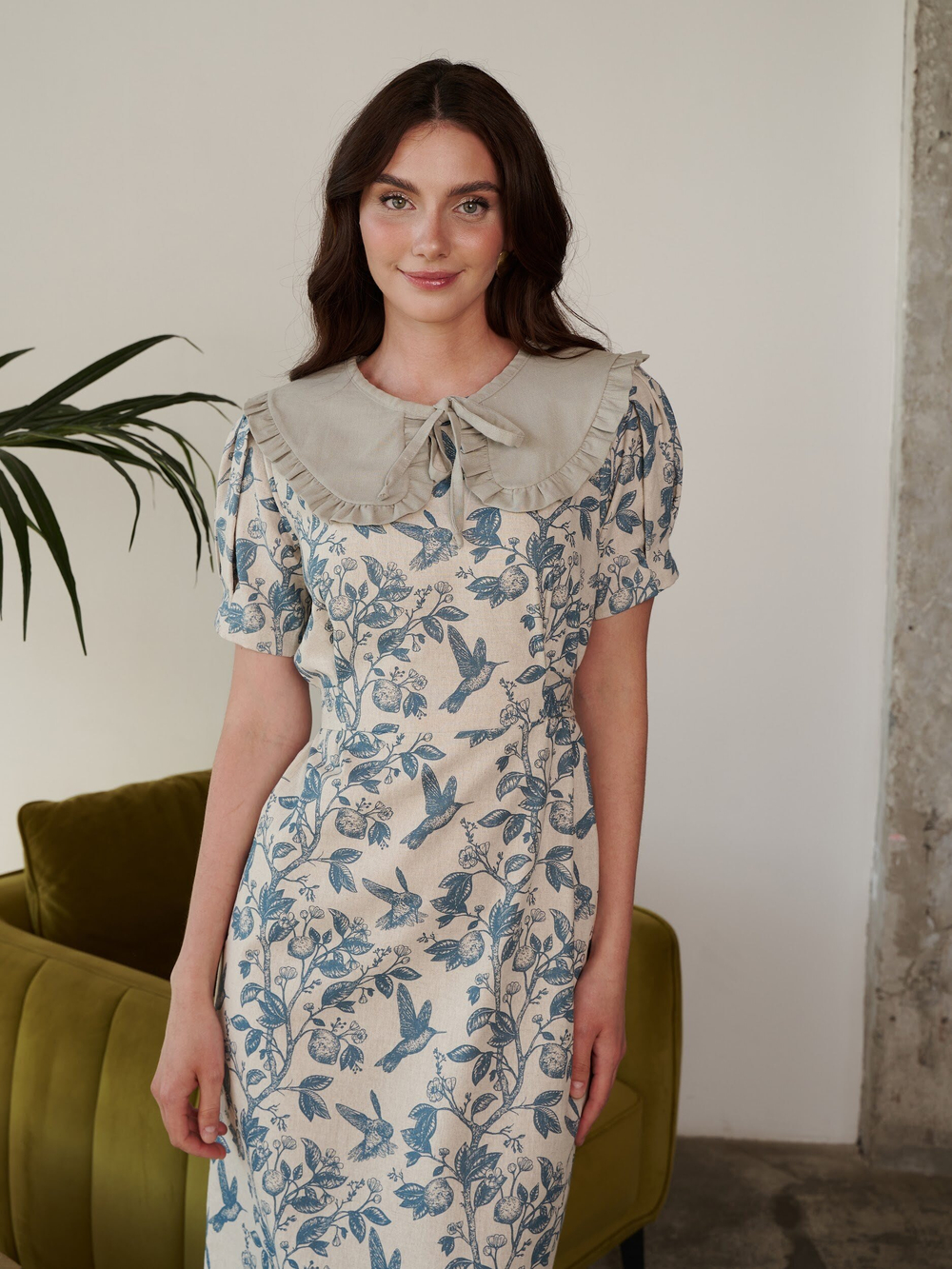 Платье с рукавом длинное