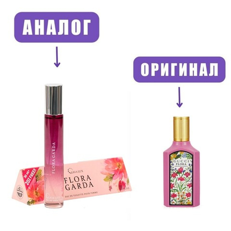 LIGA LUX 36ml FLORA GARDA edT ledy (версия GucciFlora) /ТВ ручка бол