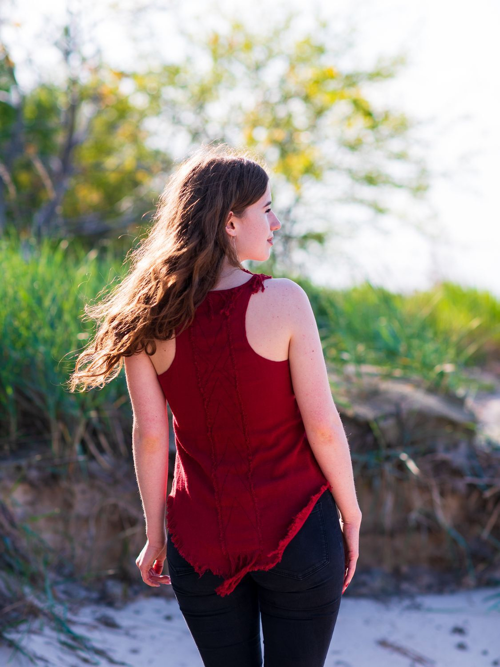 Топ Chintamani красный