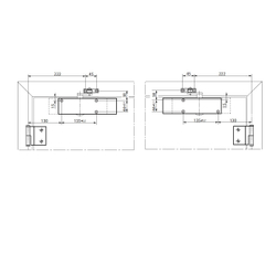 GEZE TS2000 NV BC EN2-4 в комплекте со стандартным рычагом