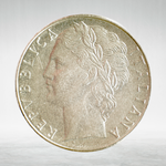 Italy 100 Lire 1978 R "Minerva Standing – Large Type", AU