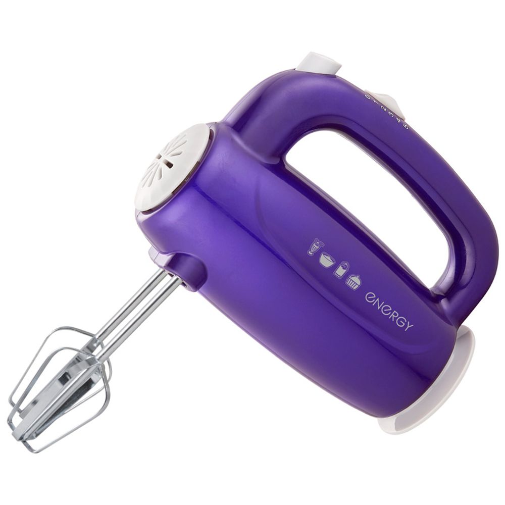 Миксер ENERGY EN-295P 5 скоростей (в комплекте стальные венчики + насадки для теста) мощность 300 Вт Миксер ENERGY EN-295P 5 скоростей (в комплекте стальные венчики + насадки для теста) мощность 300 Вт