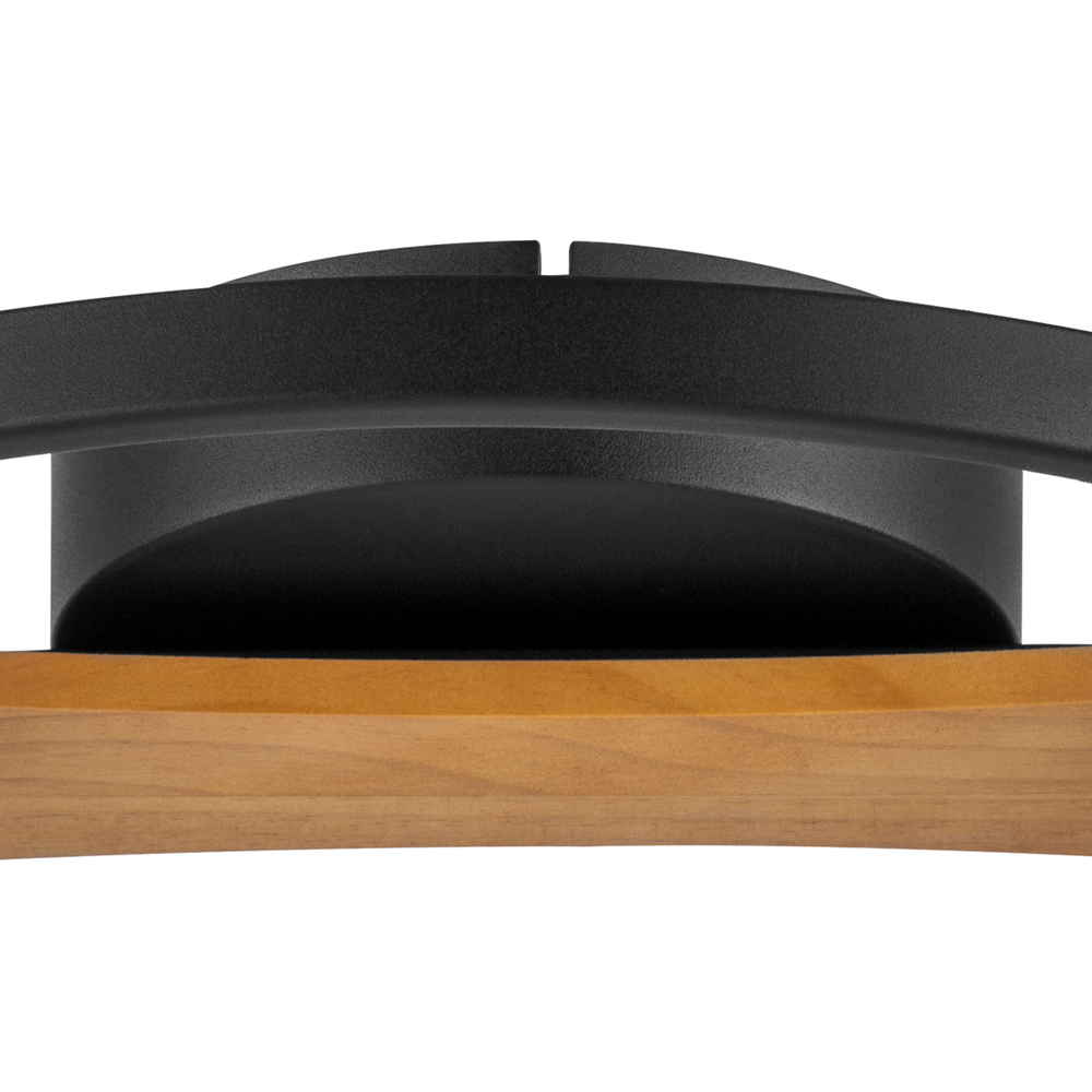 723027 Люстра LODI LED 25W 2000LM ЧЕРНЫЙ/ДЕРЕВО 3000K