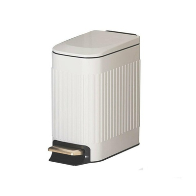 Ведро для мусора 6л с педалью нерж, BZ-T56LWH