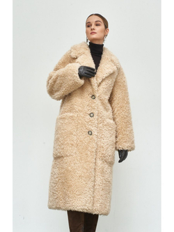 Шуба женская чебурашка тедди  эко