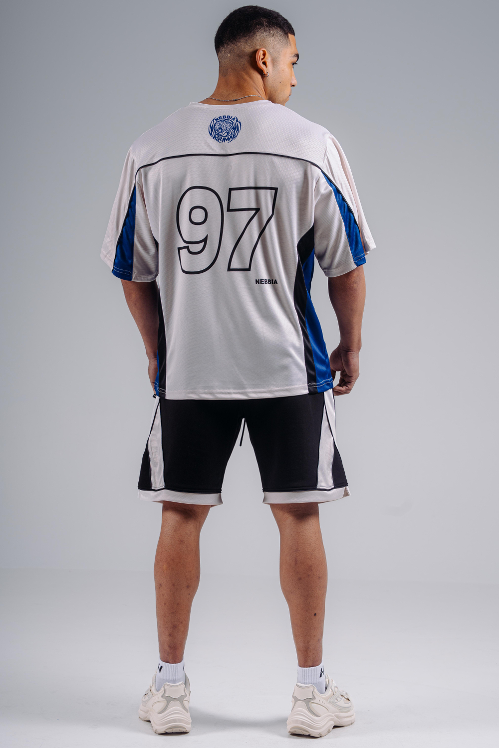 Футболка Oversized Jersey T-Shirt '97 PRIMALL 885 Кремовая