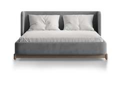 Кровать Basic спальное место 140*200 см (серый, антивандальная)