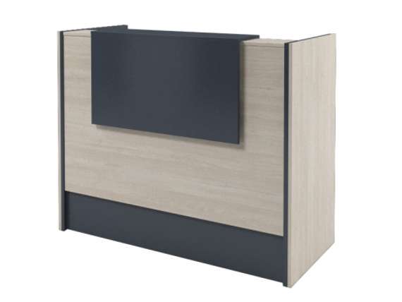 Ресепшен прямой 1430х645х1151 I-86-01 Акация Морава/Антрацит