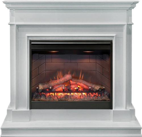 Каминокомплект Newport - Белый с очагом Symphony 26'' DF2608-INT