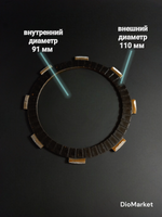 диски сцепления на эндуро 250-300 кубов