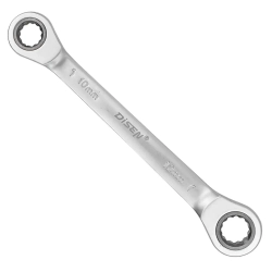 Ключ накидной трещоточный 10х12мм DISEN DS-KT2014M-1012
