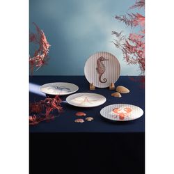 Набор из четырех тарелок Aquarium из коллекции Sea treasures, Ø21,5 см