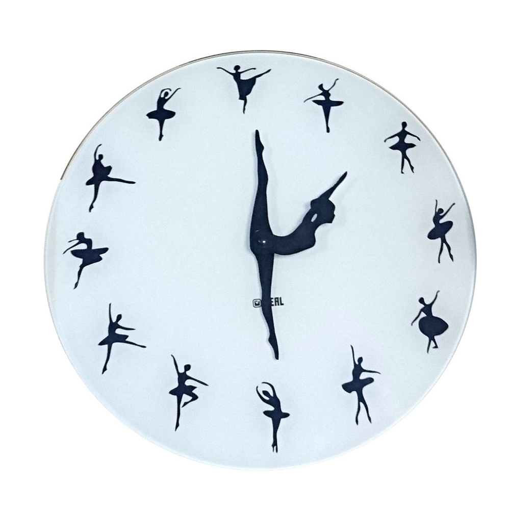Настенные часы Идеал Ballet Dancer Modern Wall Clock, 28 см,