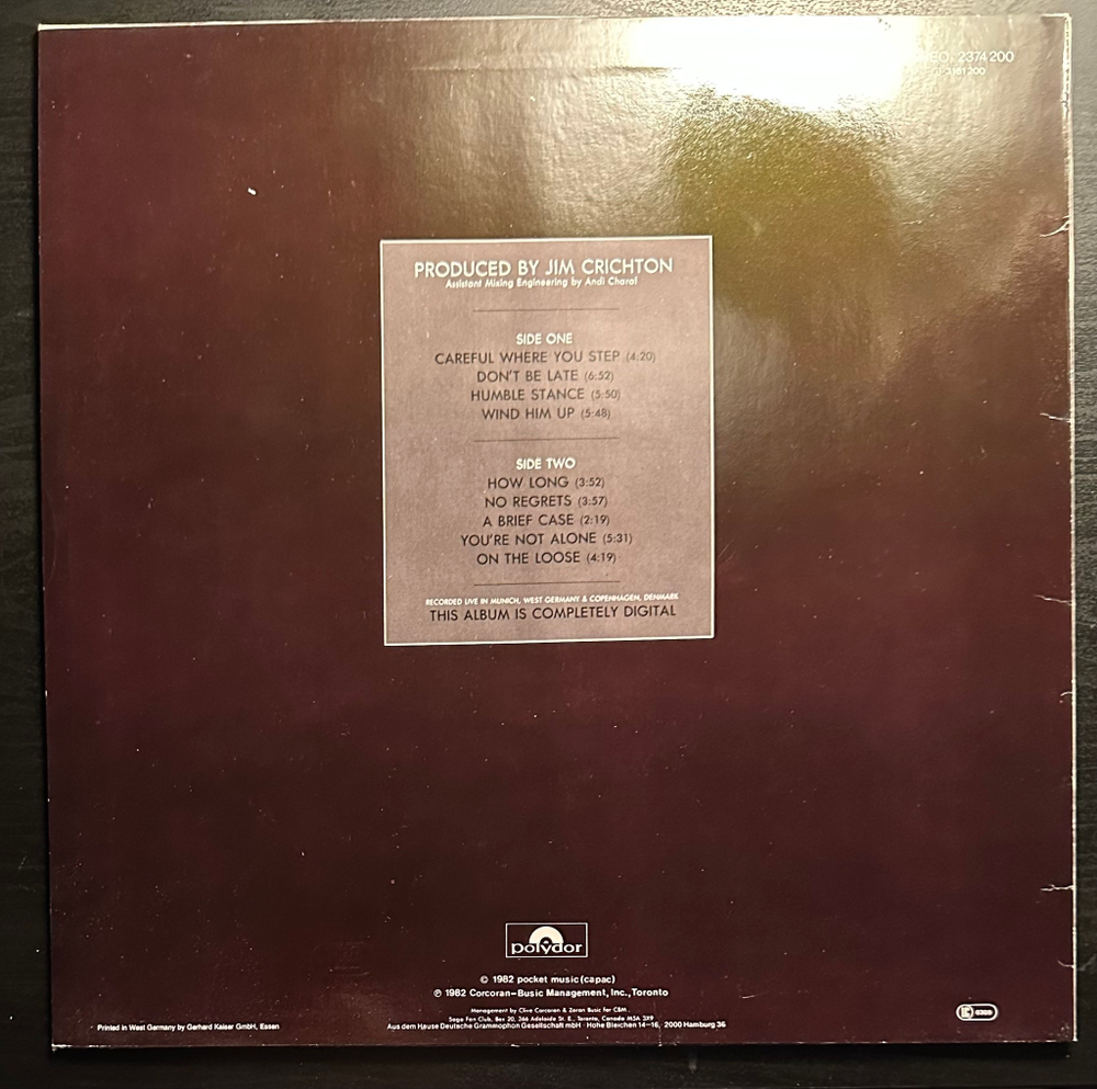 Saga - In Transit (Германия 1982г.)