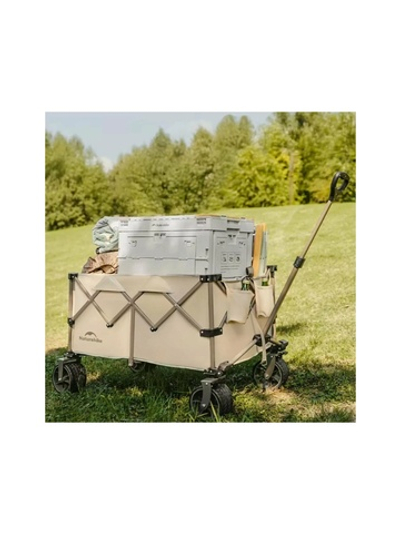 Тележка туристическая Naturehike Rubiks Cube 86,5х50х108.5 см, 150 л, бежевая