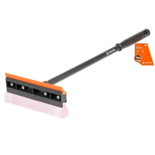 Щетка для мытья стекол с поролоном и водосгоном (52 см) (AIRLINE)