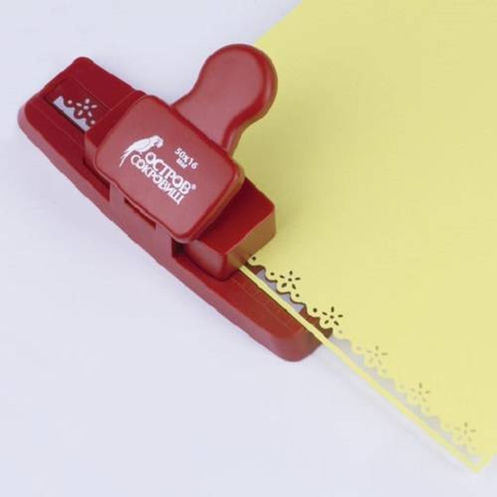 Дырокол фигурный для края  50х16 мм Ажур