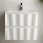 Тумба подвесная под раковину Sancos Snob R, Bianco 590х445х500