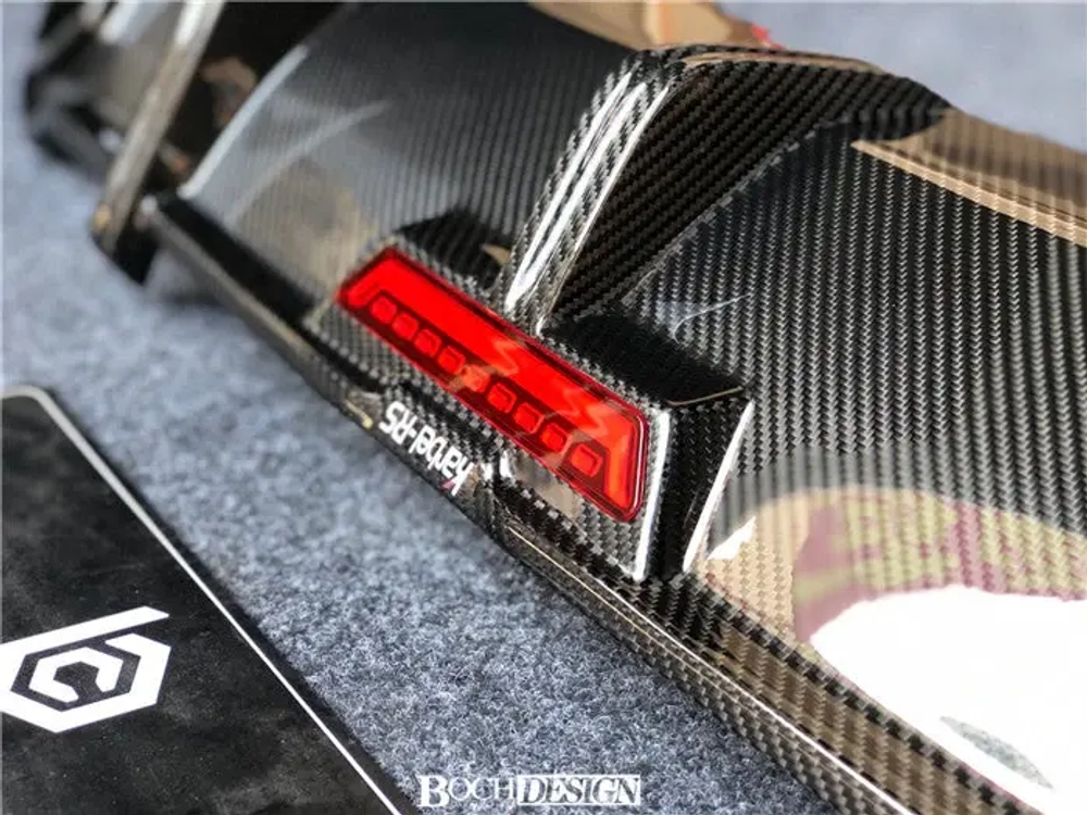 Карбоновый диффузор для AUDI RS5 B9 2017 - 2019 Ауди обвес