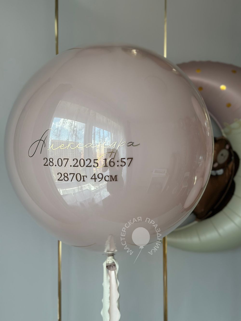 Воздушные шары на выписку для девочки №8766  Изображение6