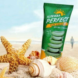 Солнцезащитный крем с алое FarmStay Aloevera Perfect Sun Cream SPF50+ PA+++, 70 мл