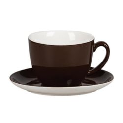 Чайная пара 200 мл коричневая d 8,6 см h6,4 см Barista (Бариста) P.L. Proff Cuisine [6]