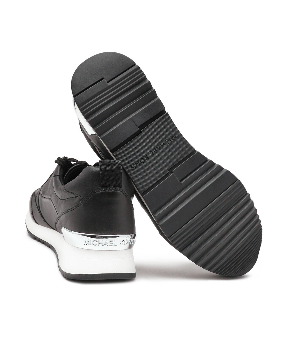 кожаные кроссовки allie stride Michael Kors - черный(43S2ALFS1L)