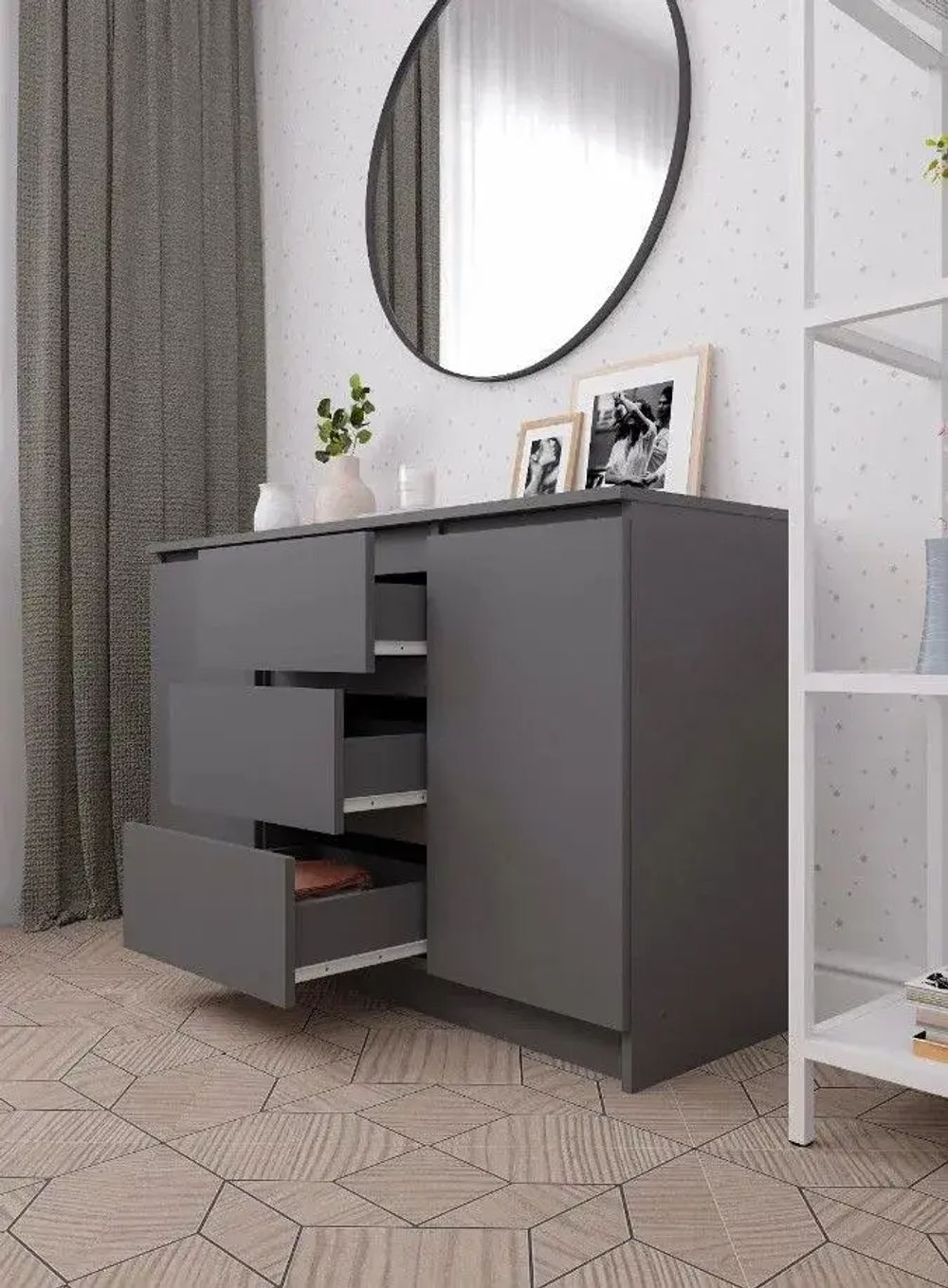 МС Мори Комод МК 1203 (графит), ДСВ-Мебель, г. Пенза