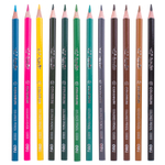 Карандаши цветные Deli "ColoRun", 24 цвета, дерево, картон