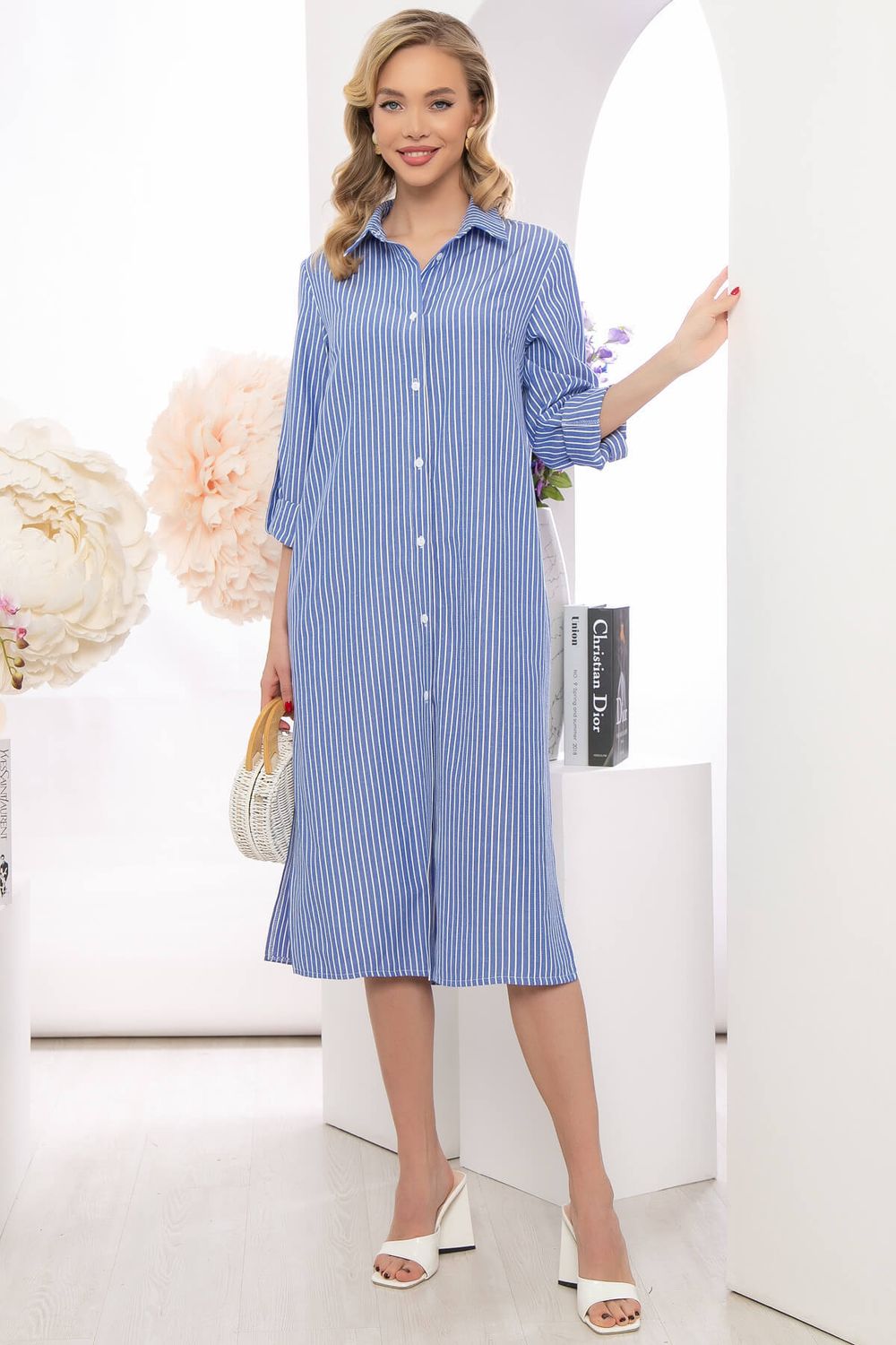 Платье "Ванесса" (голубое) П5359 LT Collection