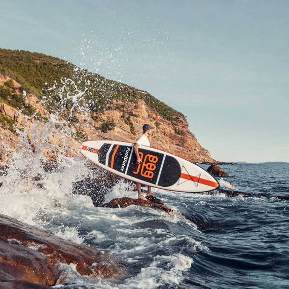 Надувная SUP-доска Funwater FW03A 335х84х15 см полный комплект