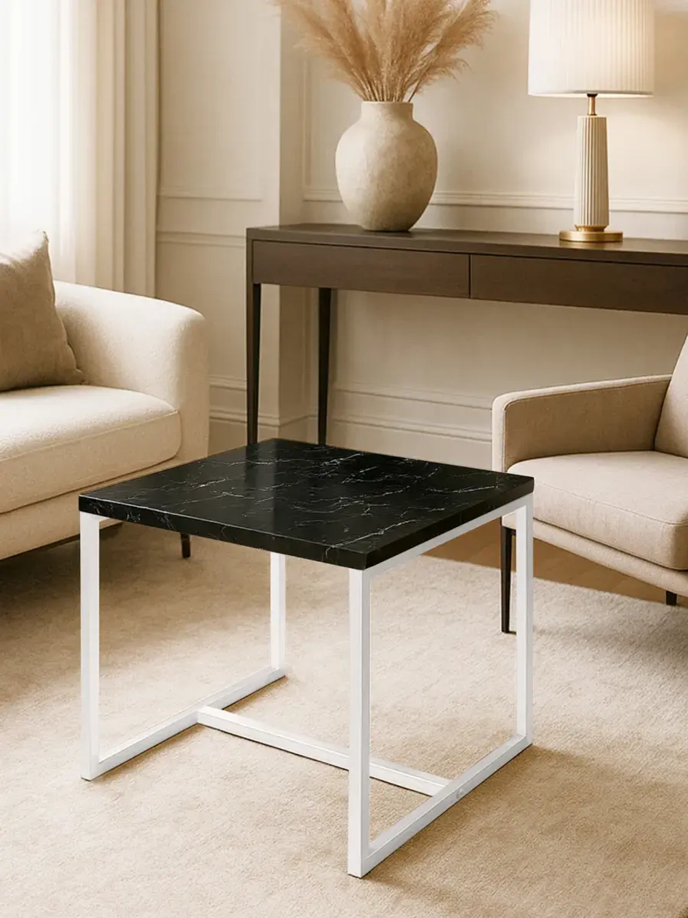 Компактный журнальный стол Куб - БЧ - ЛДСП в ПВХ