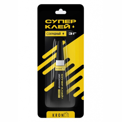 Суперклей KRONbuild цаноакрилатный 3г. GSX03