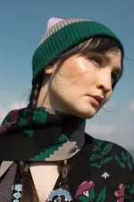 Шапка Idel Flora зелёная