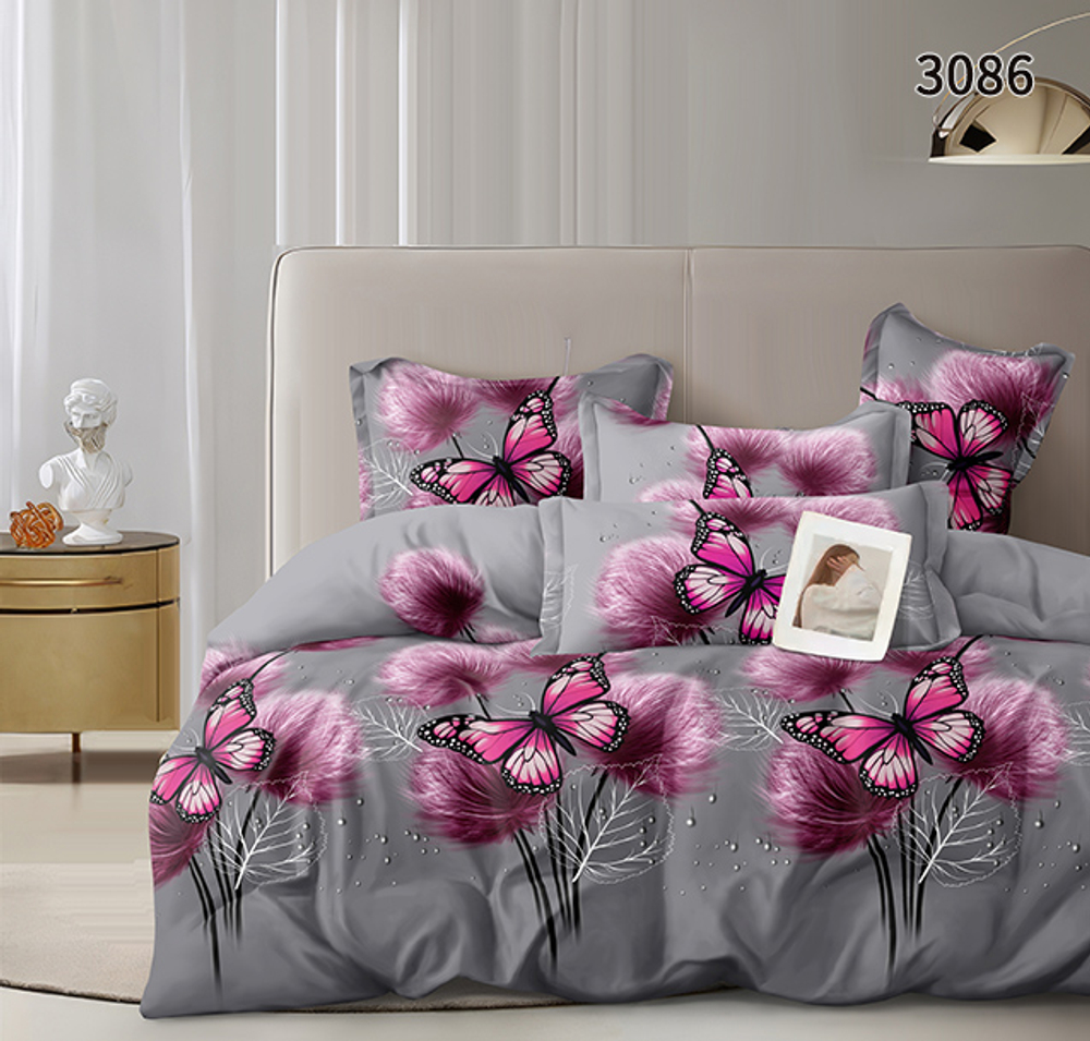 КПБ 2 сп с простыней на рез. 160х200 БЯЗЬ "БР32"