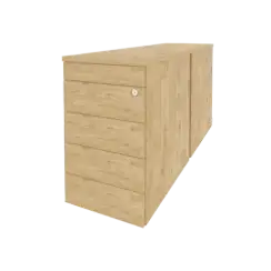 Onix Тумба двойная приставная/опорная (TIP-ON) O.TPO-2.7 TIP 432*1475*750