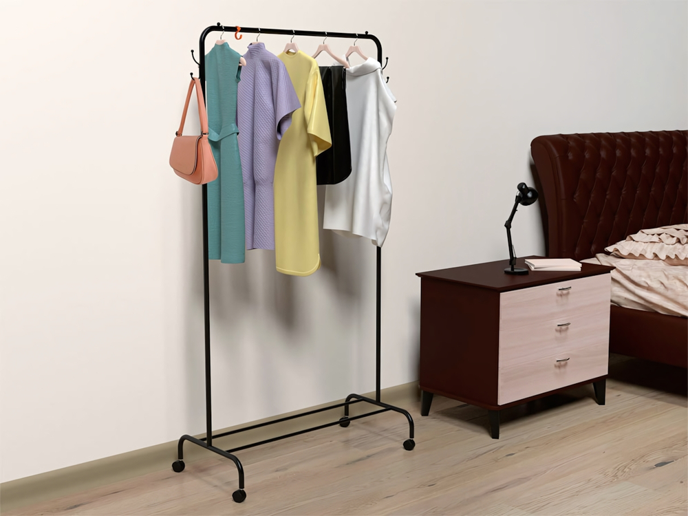 Вешалка гардеробная "Радуга 2" черная