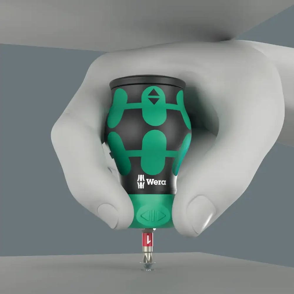 Ручка-битодержатель с трещоткой Kraftform Kompakt Stubby Magazin RA 2 WERA 05008892001