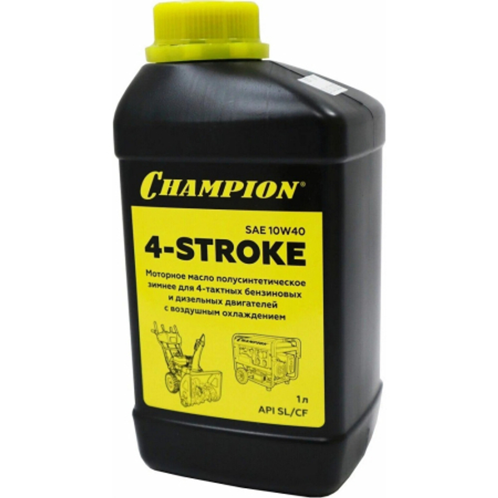 Масло CHAMPION 4-тактное SAE 10W40 API SL/CF полусинтетика 1л