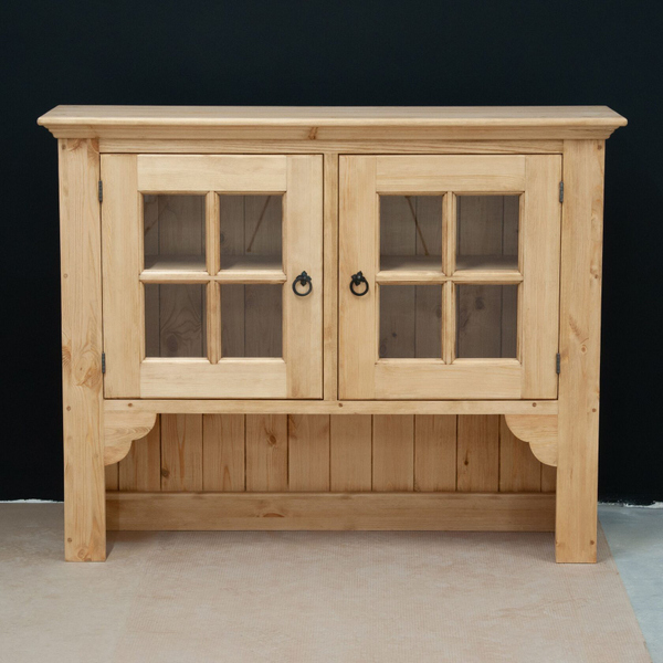 Шкаф буфет Прованс 2 двери из массива сосны (верхняя часть буфета)